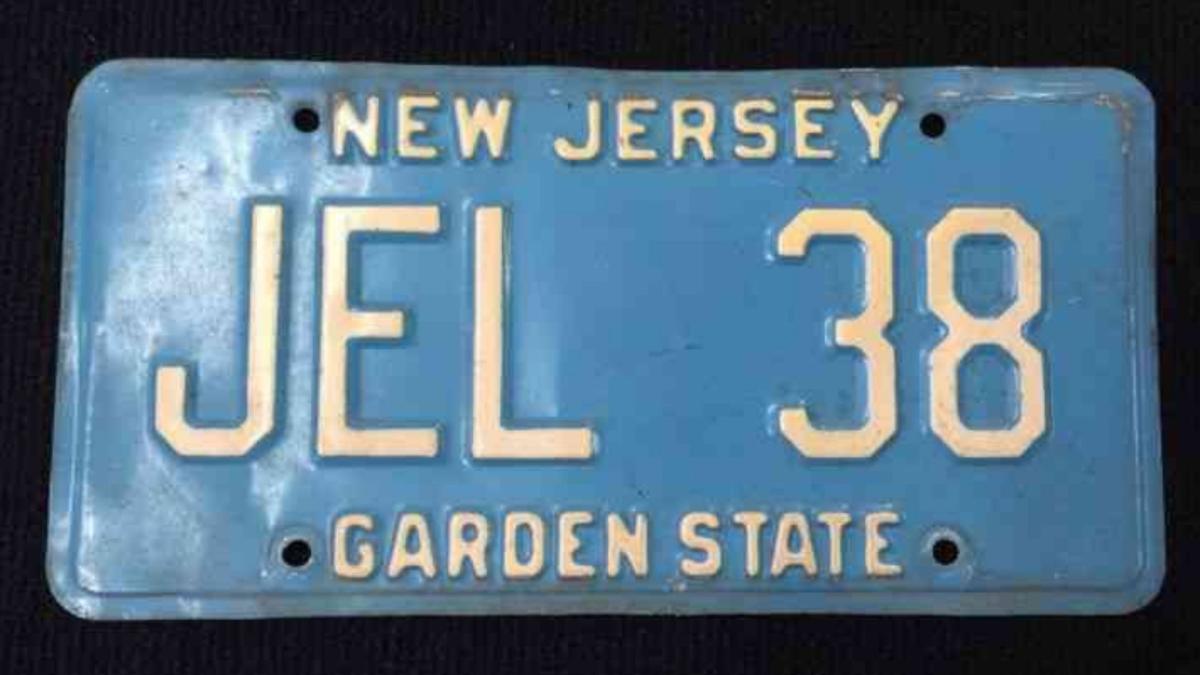 Totally 80s Jersey license plates might be making a comeback 