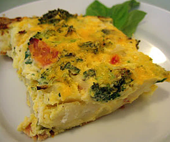 Veggie and Hash Brown Strata