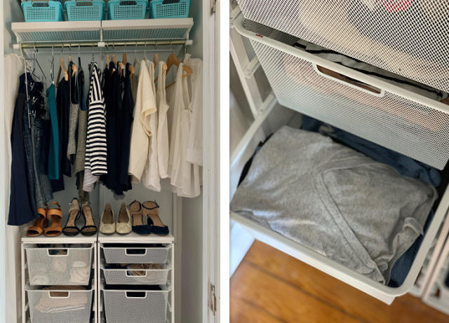 Elfa Closet Mesh Drawers