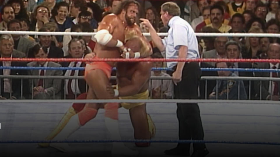 ‘Macho Man’ Randy Savage Vs. Hulk Hogan (WrestleMania 5)