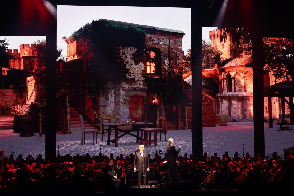 Andrea Bocelli performs in concert at Vivint Arena in Salt Lake City on Wednesday, May 17, 2023. | Scott G Winterton, Deseret News