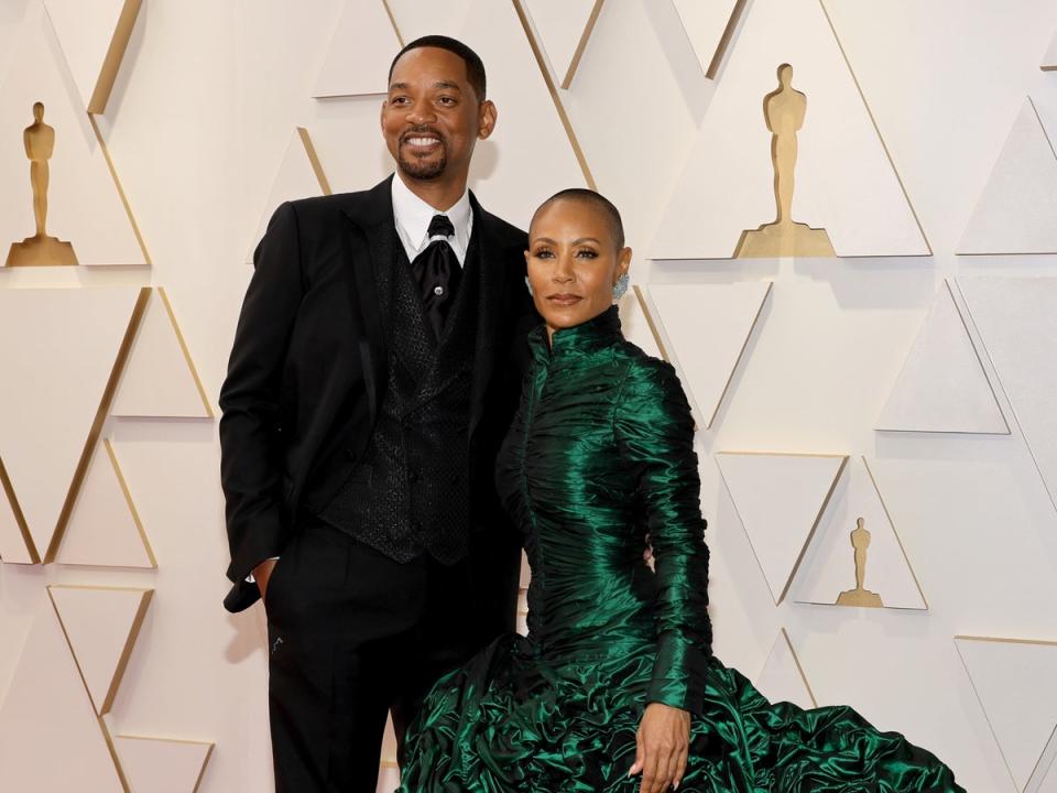 Will Smith and Jada Pinkett Smith at the Oscars in 2022 (Getty Images)