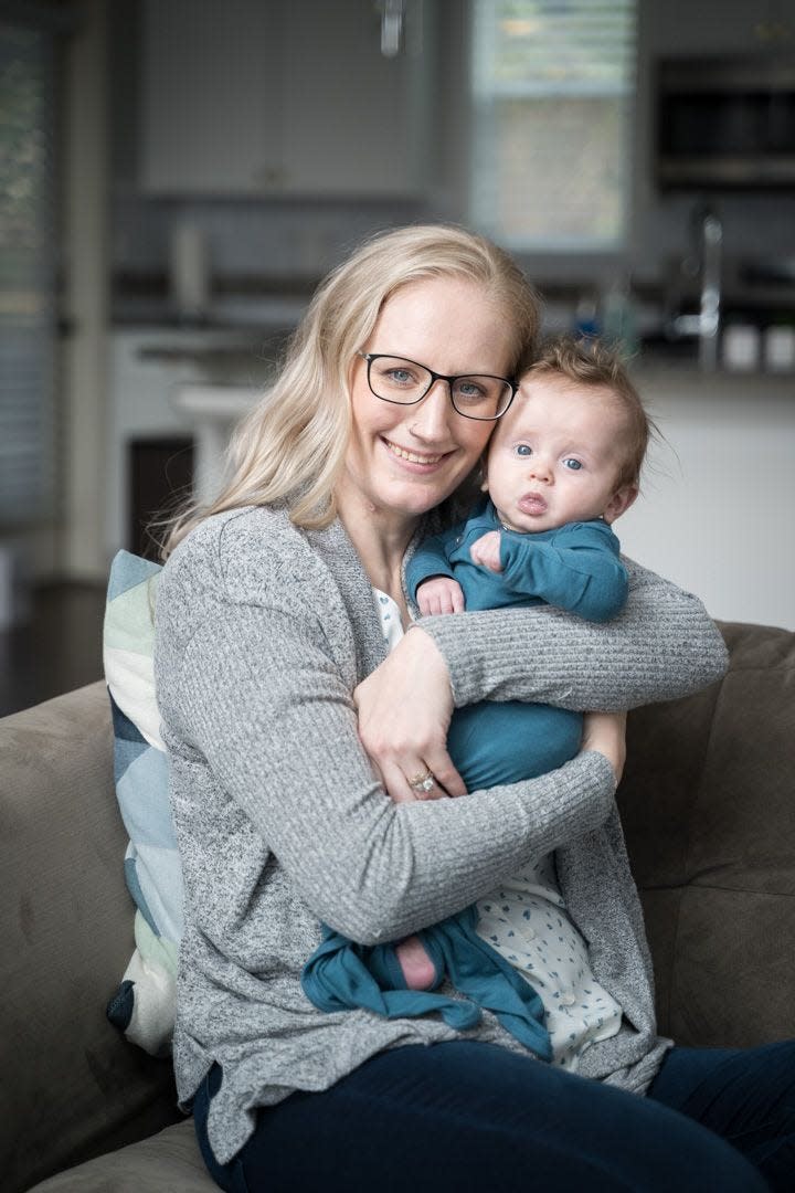 Elisabeth Anderson-Sierra, 35, is a mom of three with hyperlactation syndrome and has broken a Guinness World Record after donating more than 350,000 oz. of breast milk to premature babies around the world. She lives in Oregon with her husband and three children.