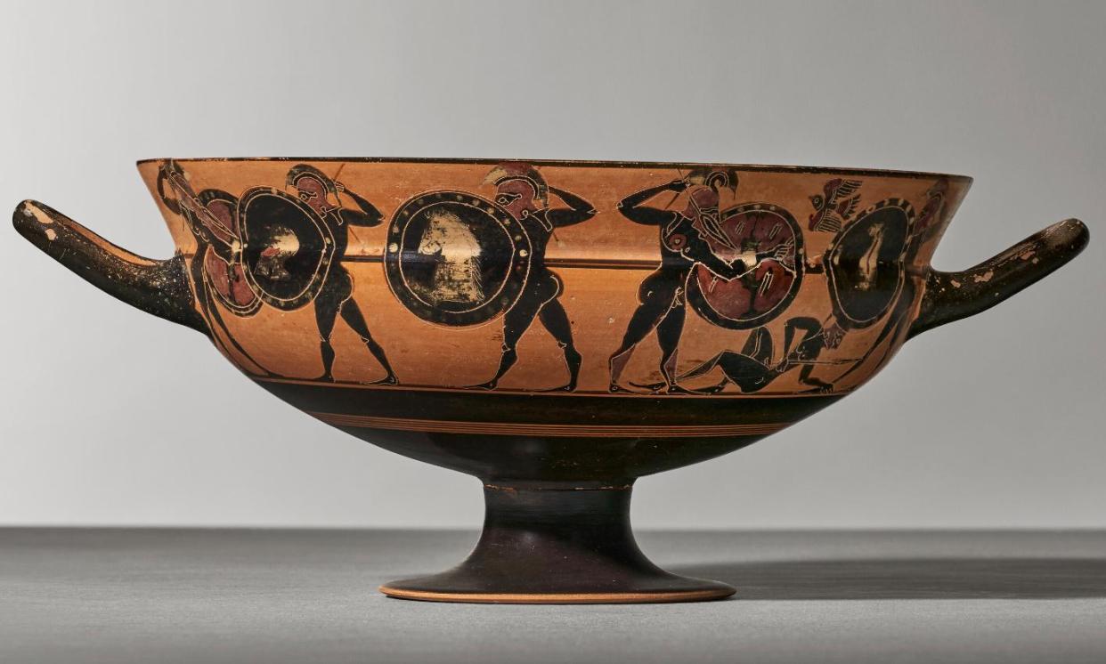 <span>One of the disputed ancient Greek vases withdrawn from the auction.</span><span>Photograph: Christie's</span>