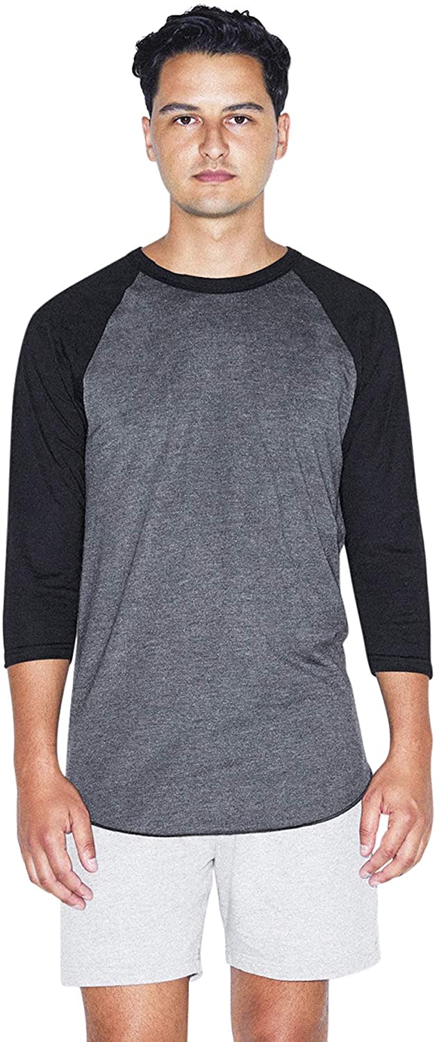 American Apparel Raglan 3/4 Sleeve T-Shirt