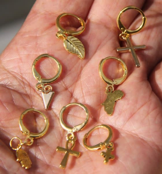 This California-based jewelry shop on Etsy specializes in petite earrings perfect for minimalists. Find these <a href="https://fave.co/375LjDU" target="_blank" rel="noopener noreferrer">mini hoop dangle earrings starting at $11</a> from <a href="https://fave.co/30fP9cd" target="_blank" rel="noopener noreferrer">My Hoop Jewelry on Etsy</a>.