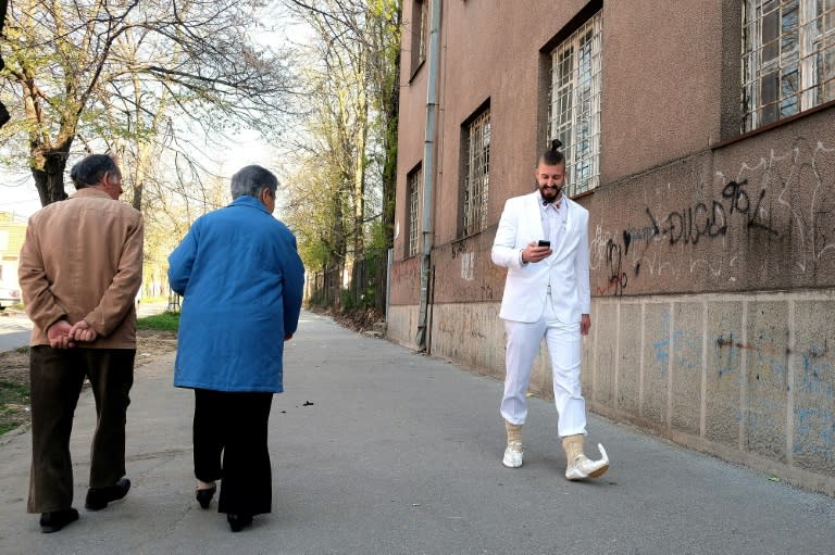 Candidate Luka Maksimovic, a satirist, shook up Serbia's presidential race