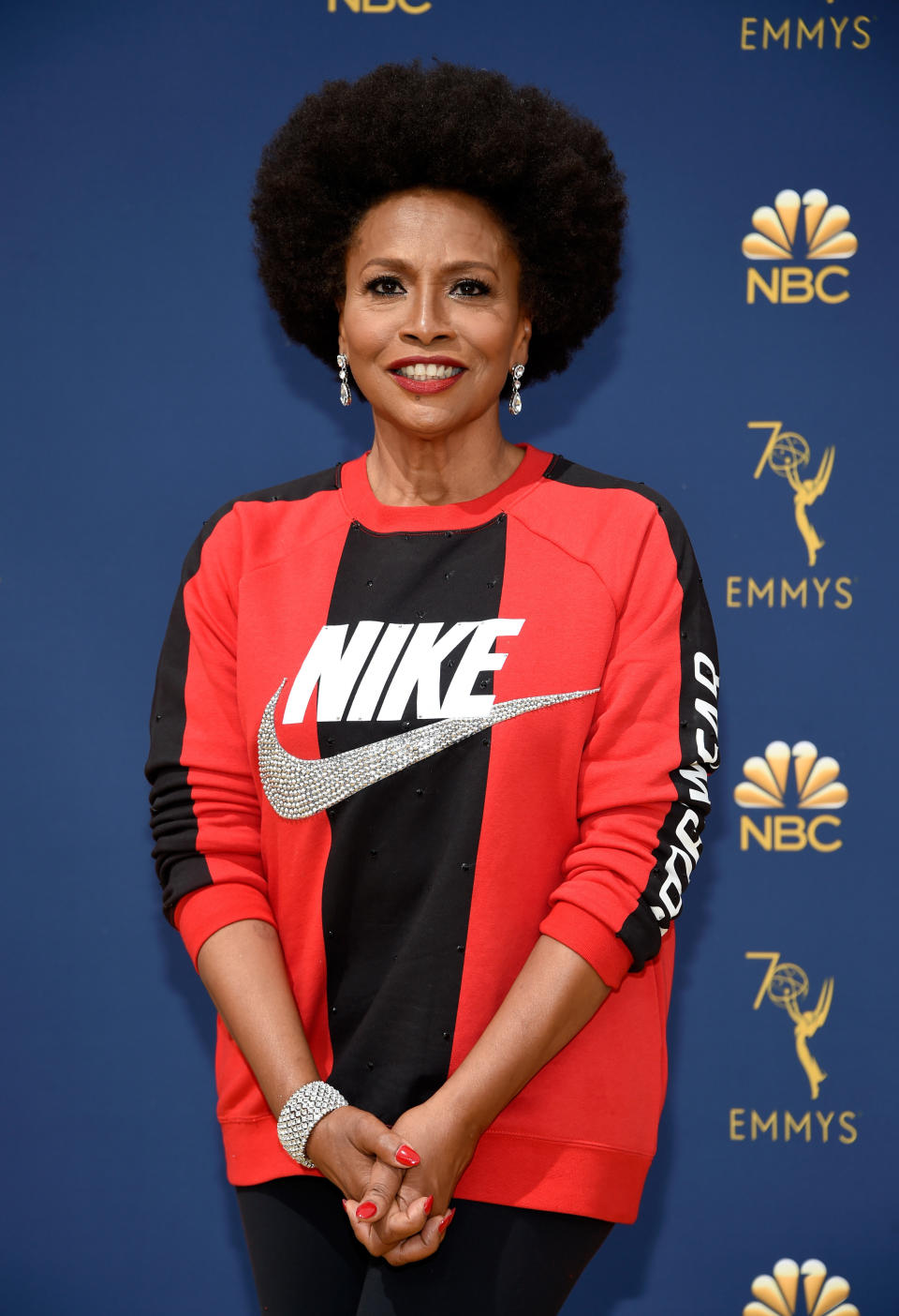 Jenifer Lewis attends the 70th Emmy Awards at Microsoft Theater on Sept. 17 in Los Angeles.  (Kevin Mazur via Getty Images)