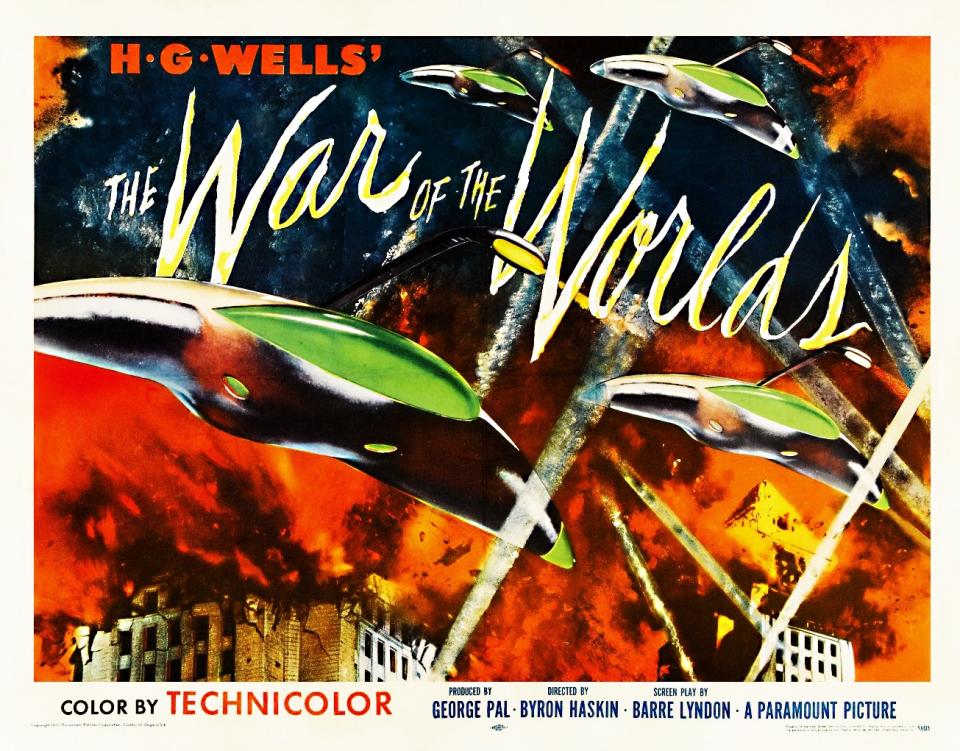 A poster for Paramount’s 1953 adaptation of <i>The War of the Worlds</i>. (Paramount)