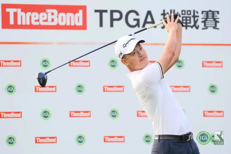 第一回合林緯以68桿-4暫並列第一。Tpga／林聖凱攝