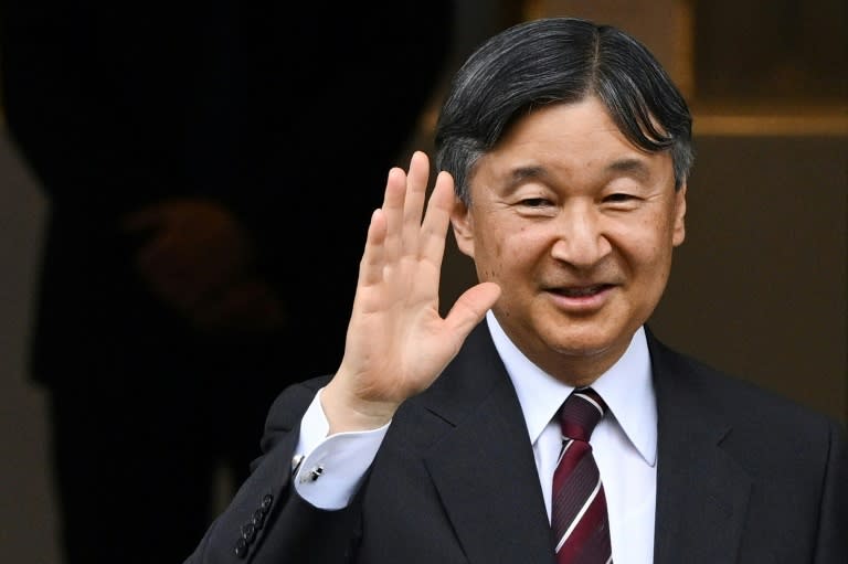 Japan's Emperor Naruhito is on a state visit to the UK with his wife Empress Masako (JUSTIN TALLIS)