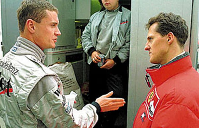 David Coulthard (McLaren) está muy confiado para descontarle puntos a Schumacher (Ferrari)
