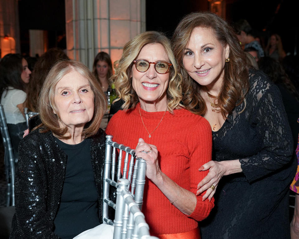 Gloria Steinem, Christine Lahti and Kathy Najimy