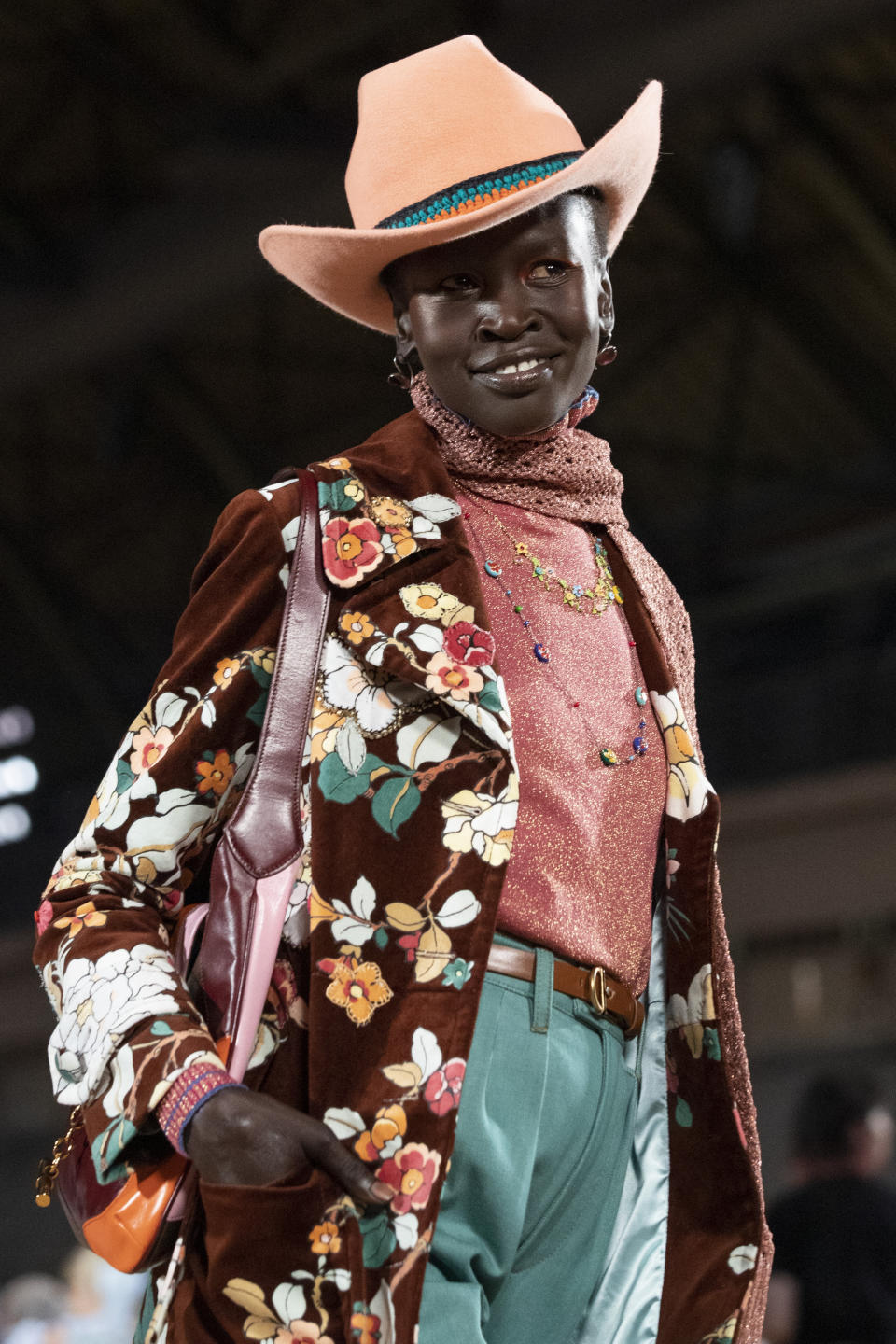 The Marc Jacobs collection is modeled during Fashion Week, Wednesday, Sept. 11, 2019, in New York. (AP Photo/Mary Altaffer)