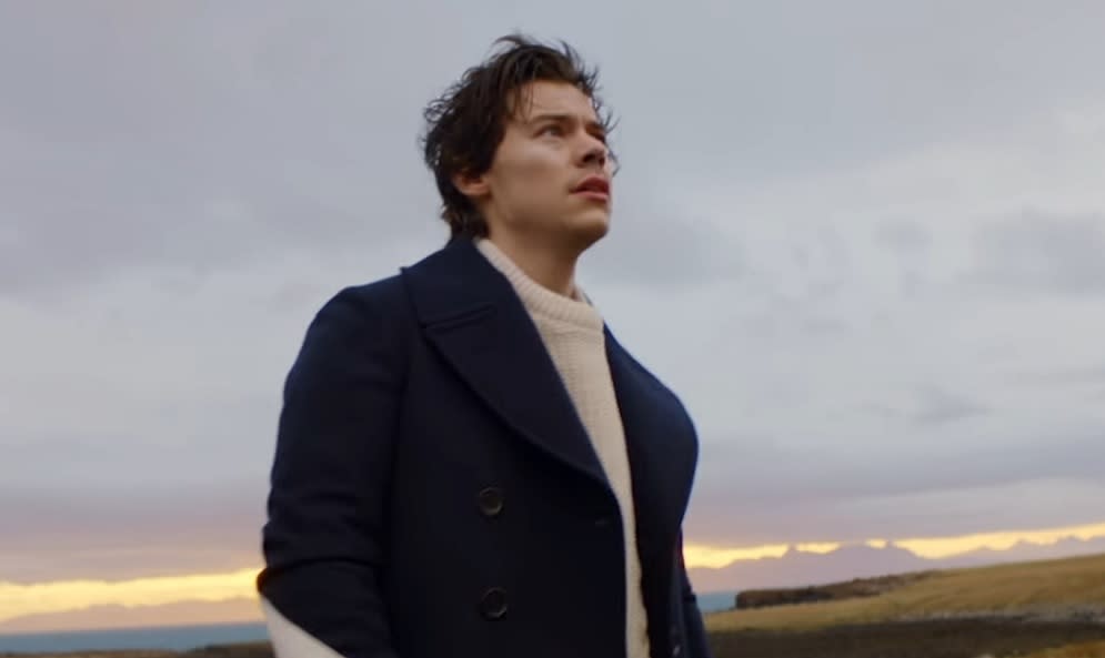 Harry Styles (literally) soars in his new video for “Sign of the Times”
