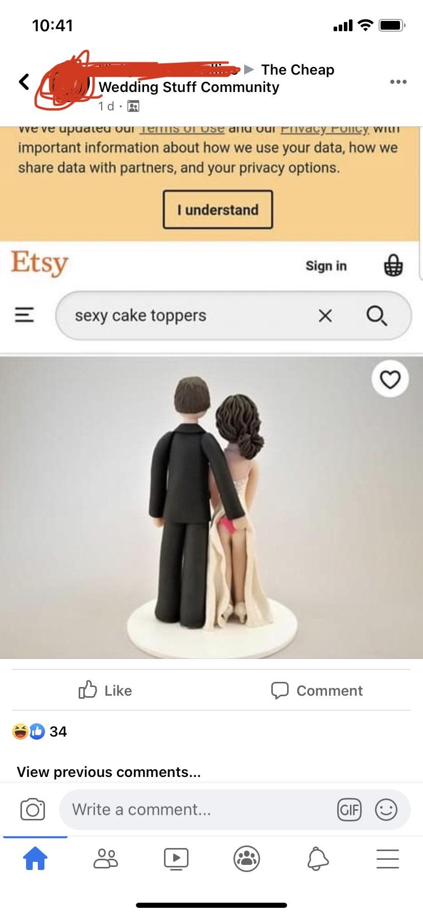 sexy wedding cake topper