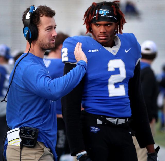 MTSU football makes coaching staff adjustments: Brent Stockstill to coach  quarterbacks