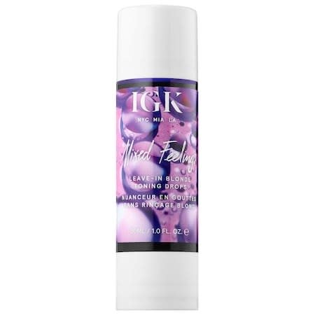 Shop Now: IGK Mixed Feelings Leave-In Blonde Drops, $29, available at Sephora.