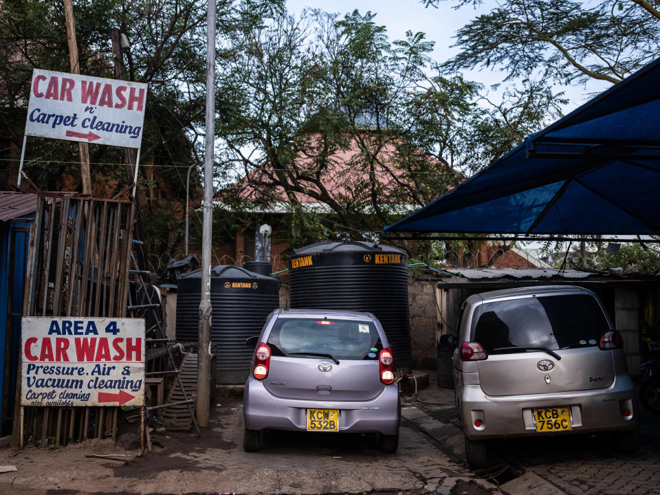 Image: Uber driver in Kenya (Nichole Sobecki / for NBC News)