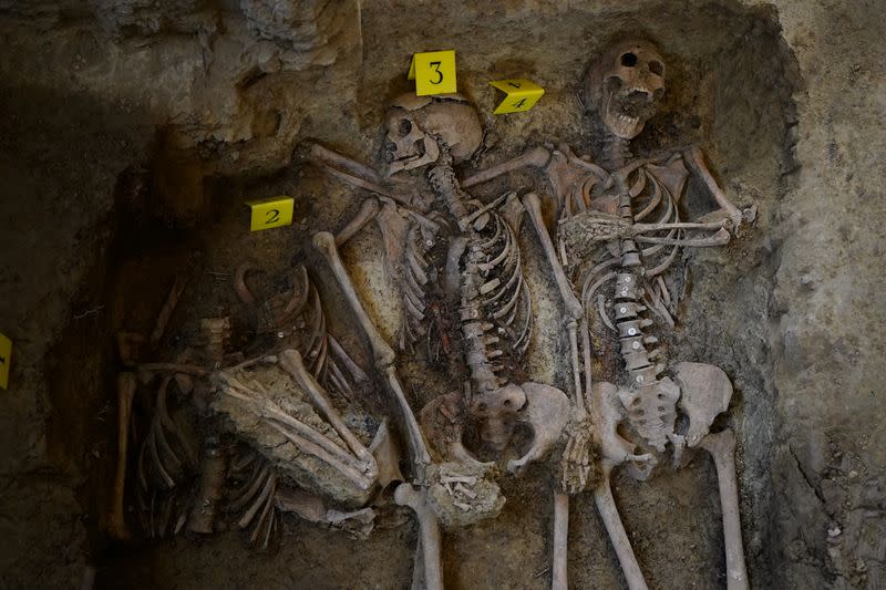 Archaeologists in the Spanish region of Aragon have uncovered the mass grave of 10 women murdered by a fascist firing squad in the early days of Spain's civil war