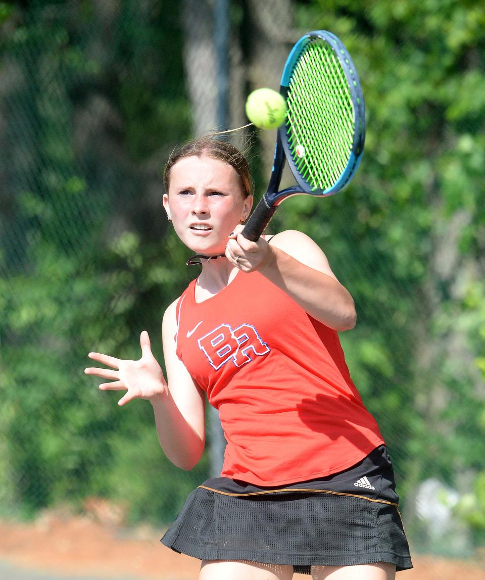 Nicole Kimball of Bridgewater-Raynham has been selected to The Enterprise All-Scholastic Tennis Team.