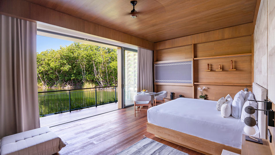 The one-bedroom villas come with a dedicated host to cater to your every whim. - Credit: Banyan Tree Mayakoba