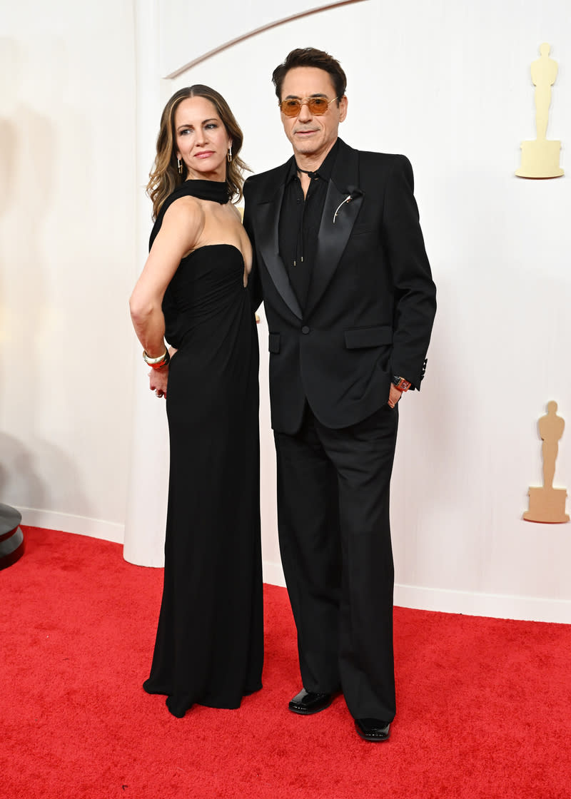 Susan Downey and Robert Downey Jr. at the 96th Annual Oscars held at at the Ovation Hollywood on March 10, 2024 in Los Angeles, California.