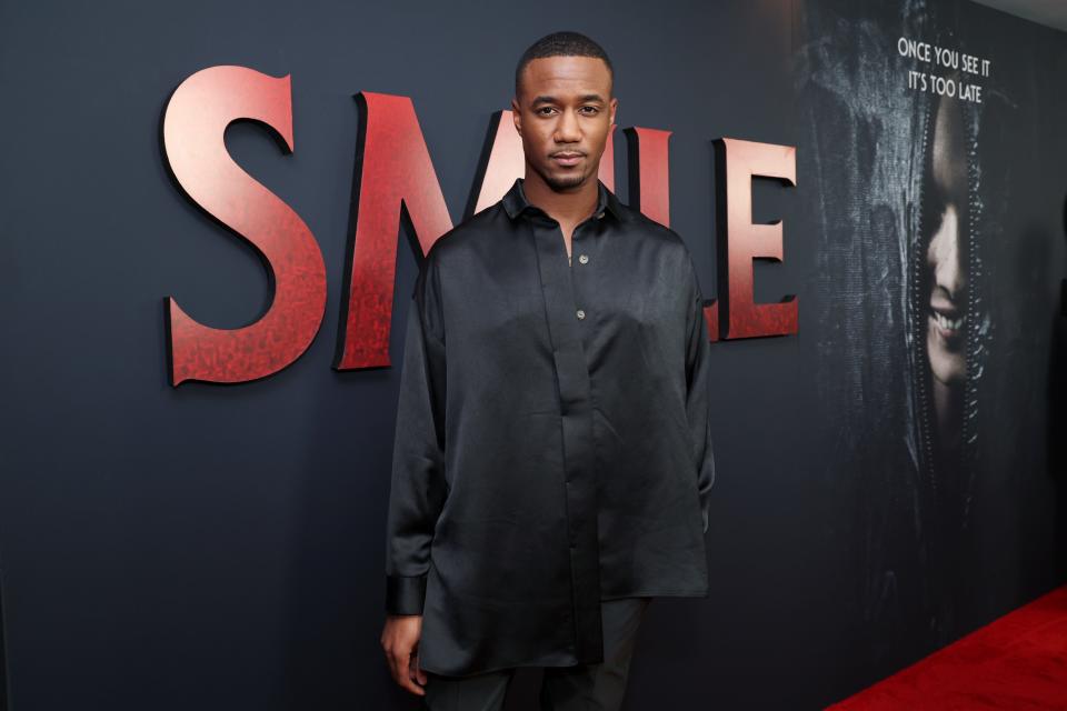 September 27, 2022: Jessie T. Usher attends Beyond Fest 2022 for the Los Angeles premiere screening of Paramount Pictures' "SMILE" at the Aero Theatre in Santa Monica, California.