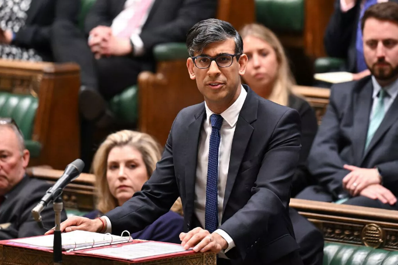 Rishi Sunak making a statement following the publication of the Infected Blood Inquiry final report