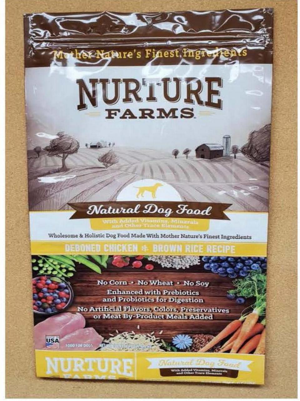 Nurture Farms Natural Dog Food Deboned Chicken & Rice Recipe