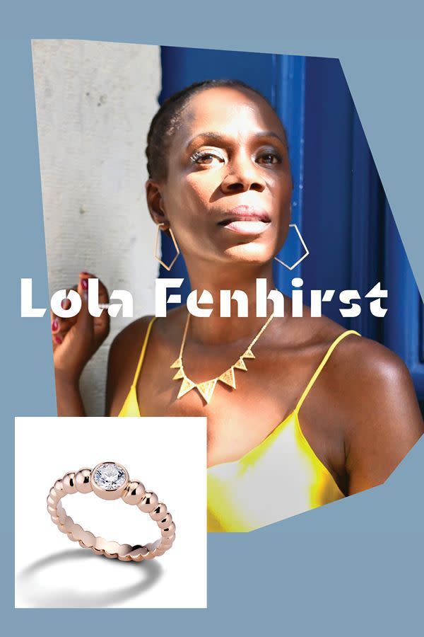 Lola Fenhirst ‘The Union’ Bezel-Set Diamond Engagement Ring