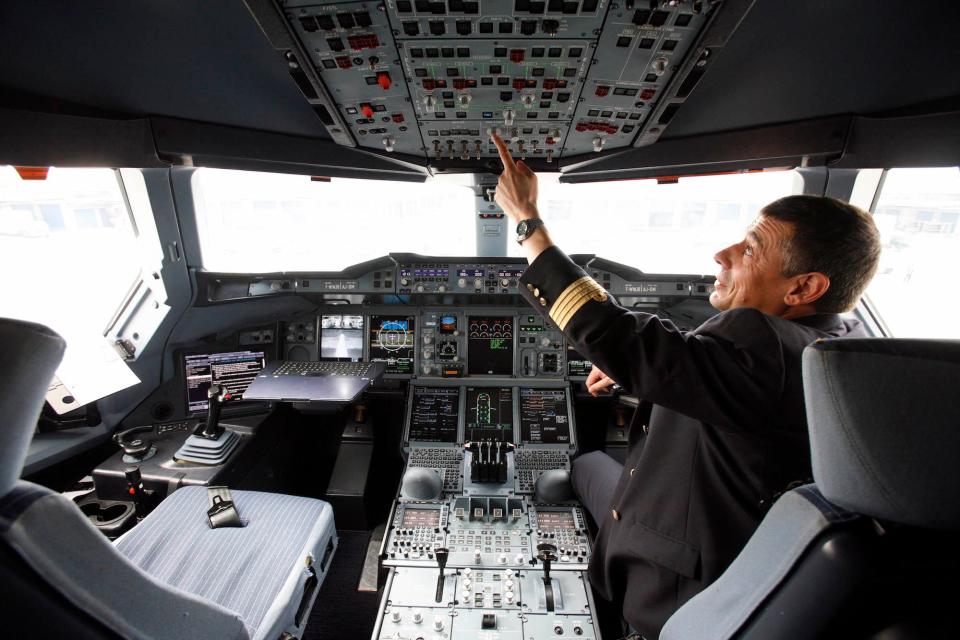 Airbus A380 Cockpit