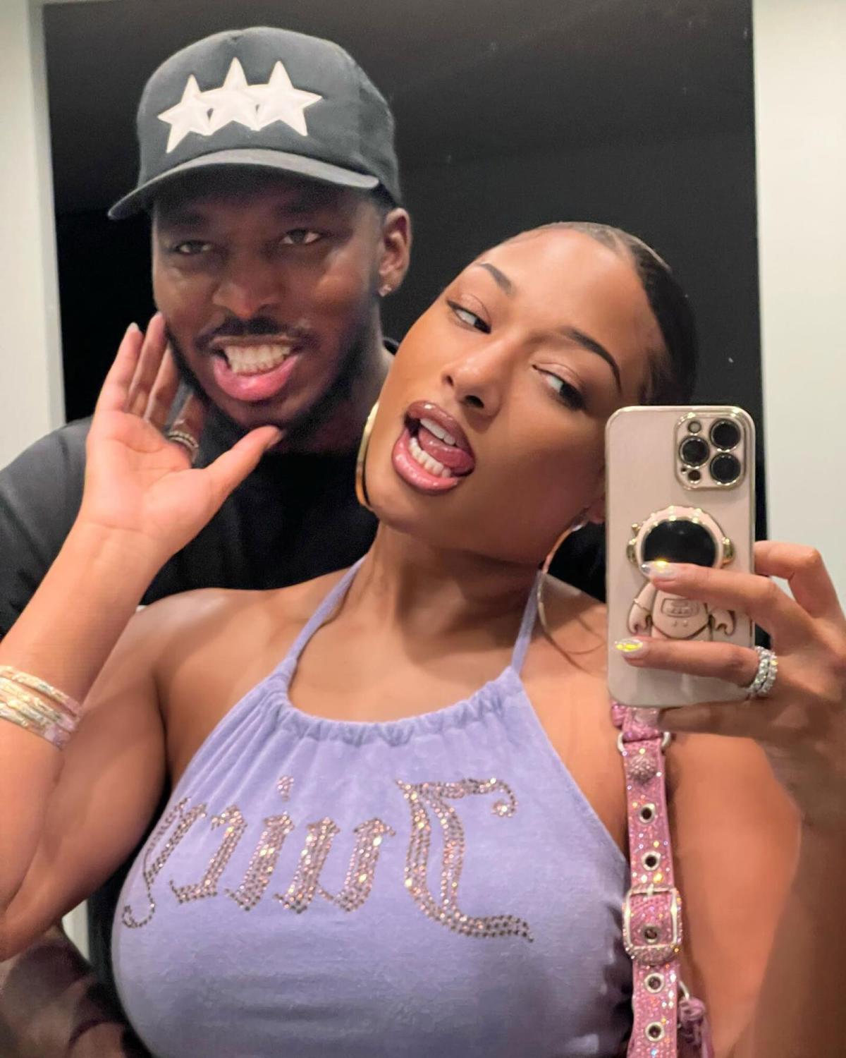 Megan Thee Stallion shares adorable pics with boyfriend Pardison