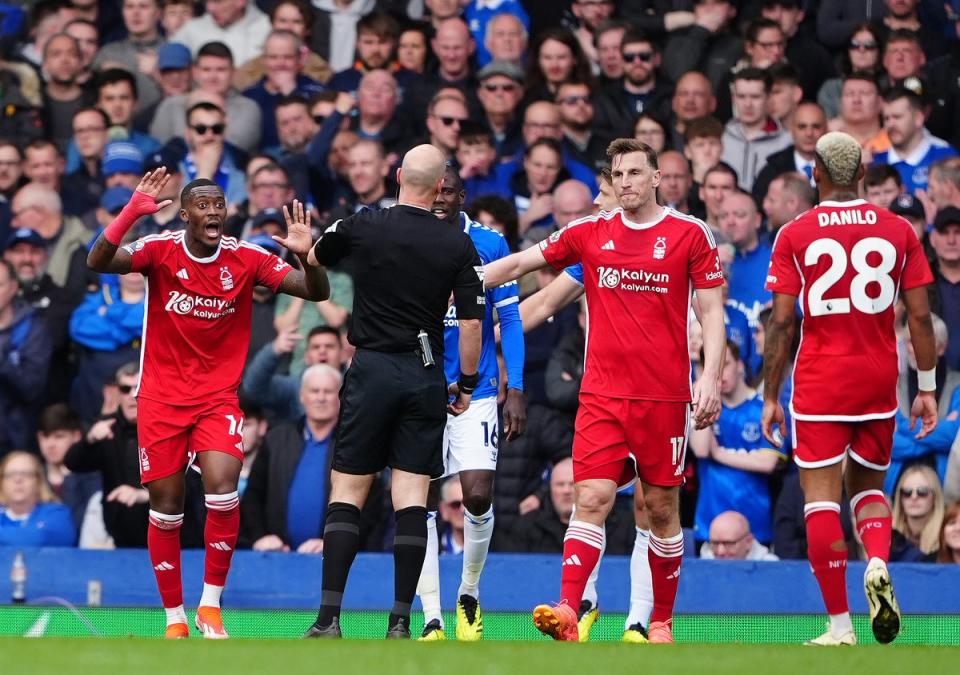 Nottingham Forest demanded audio of three VAR incidents be released (Peter Byrne/PA Wire)