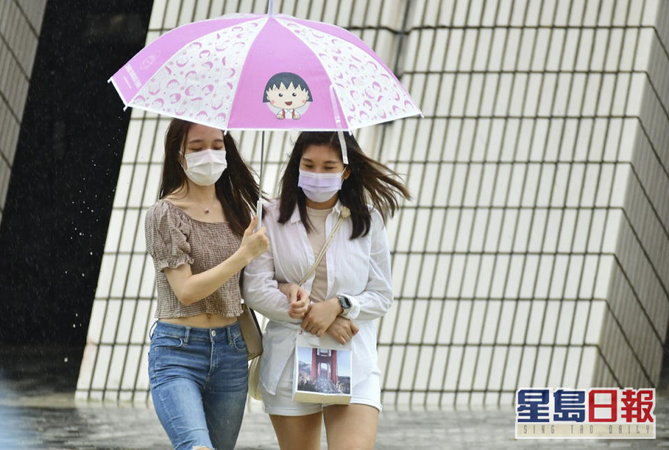 天文台預測下周密雲有雨及有狂風雷暴。資料圖片