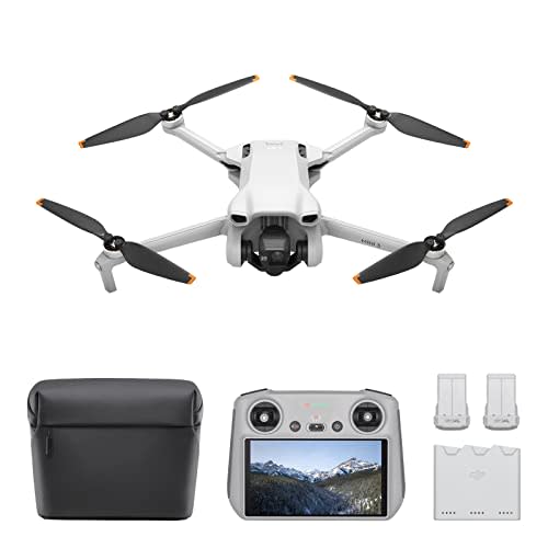 DJI Mini 3 Fly More Combo (DJI RC) - Lightweight and Foldable Mini Camera Drone with 4K HDR Vid…