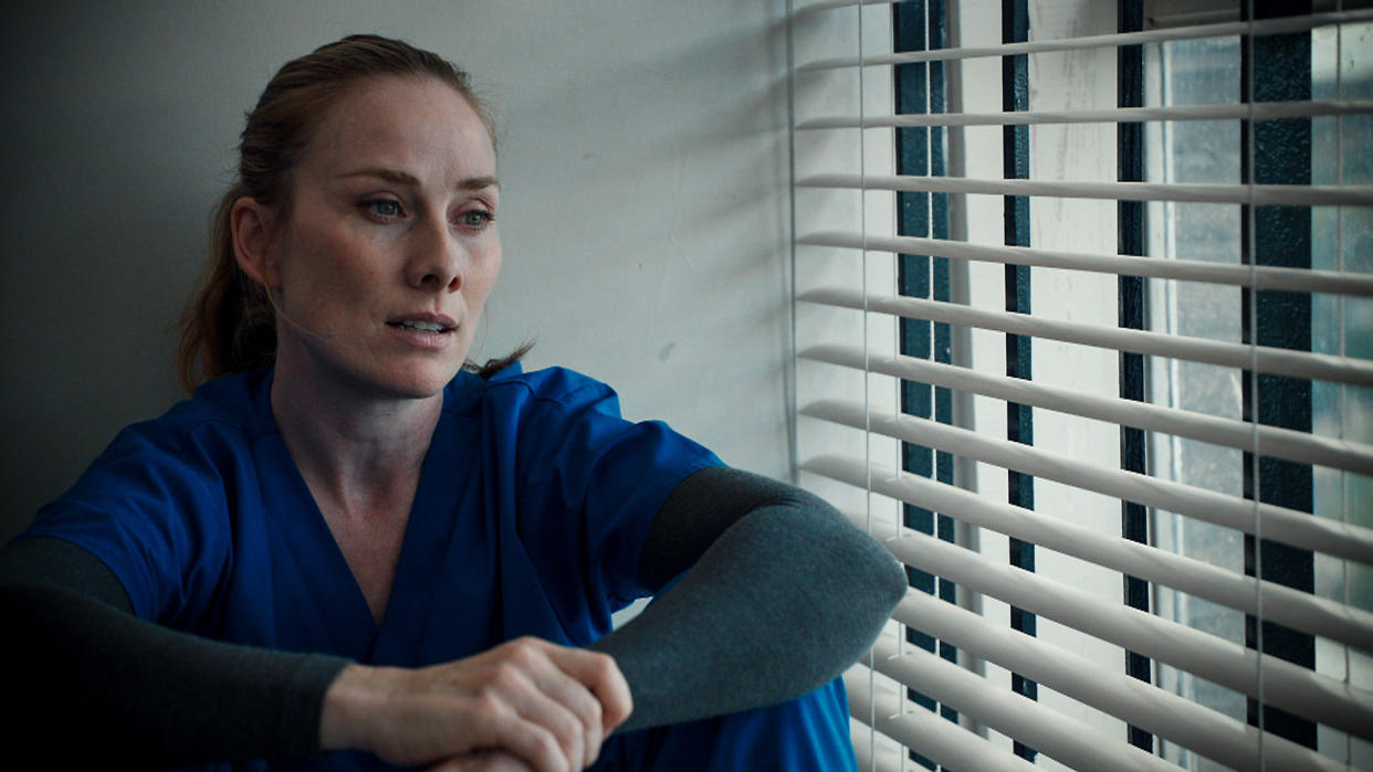 Jac Naylor (Rosie Marcel) opens up to Fletch - but is it enough?. 