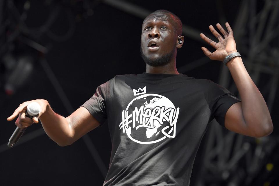 Slated: Stormzy's apology didn't sit well with some fans: Angela Weiss/AFP/Getty