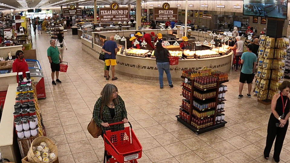 More than a gas station; it's a travel destination for fans of fudge, beef jerky and BBQ.   / Credit: CBS News