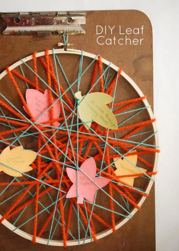 DIY Leaf Catcher