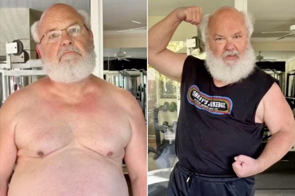 <p>Kyle Gass/Instagram</p> Kyle Gass shows off his weight loss transformation