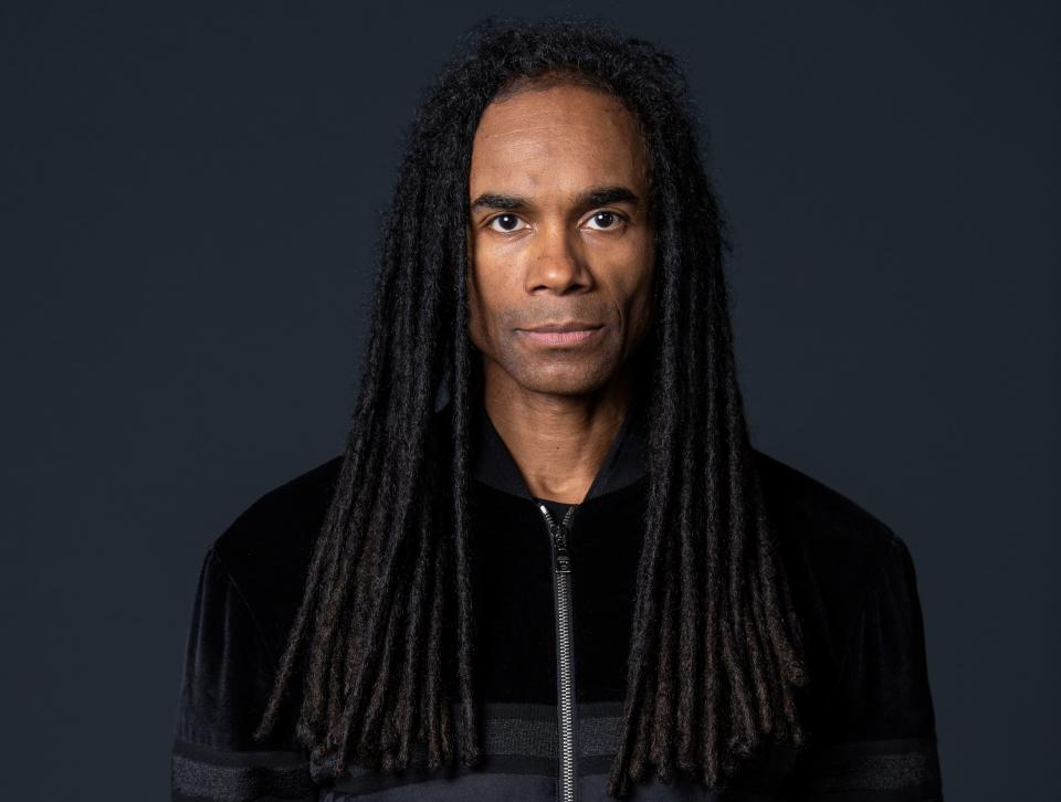 French singer Fab Morvan, formerly of Milli Vanilli, circa 2021. (Bertrand Guay/AFP via Getty Images)