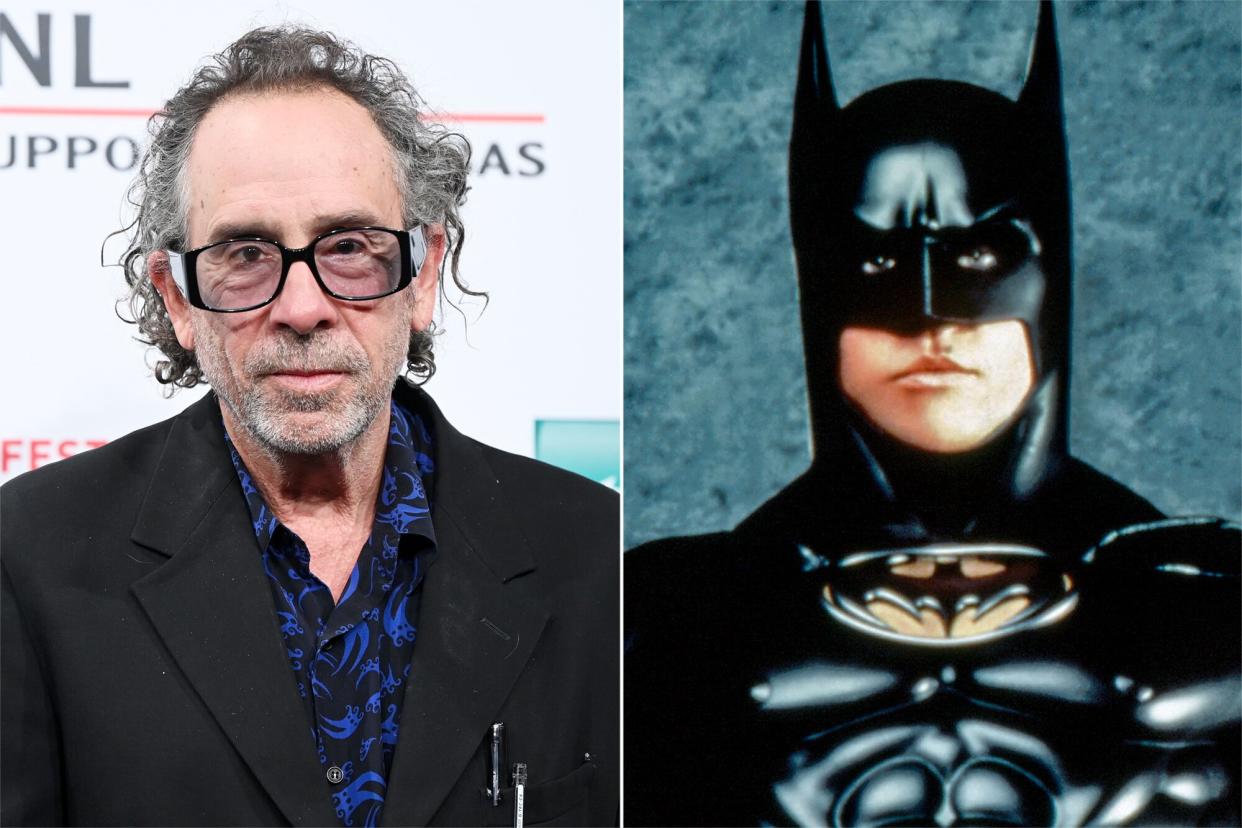 Tim Burton, Val Kilmer in Batman Forever