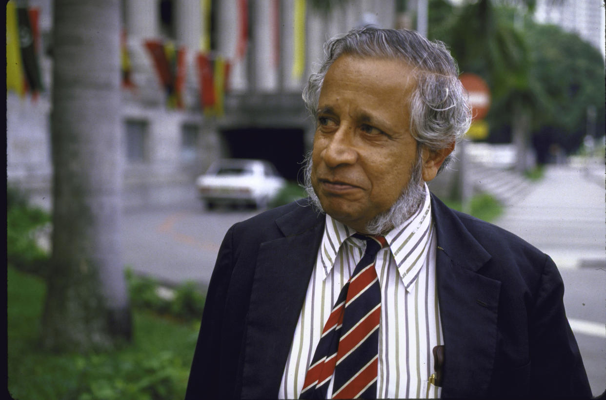 Former opposition MP J. B. Jeyaretnam.