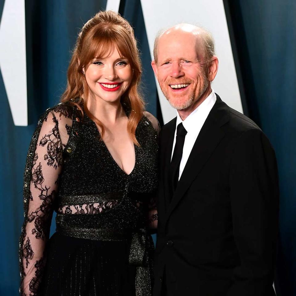 Bryce Dallas Howard and Ron Howard