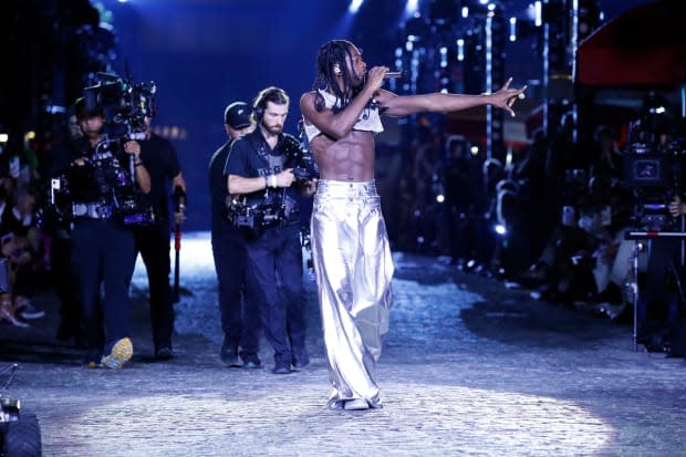 Lil Nas X delivers a surprise performance of "Industry Baby" to close out the show.<p>Photo: Getty Images for Vogue/Courtesy of Vogue</p>