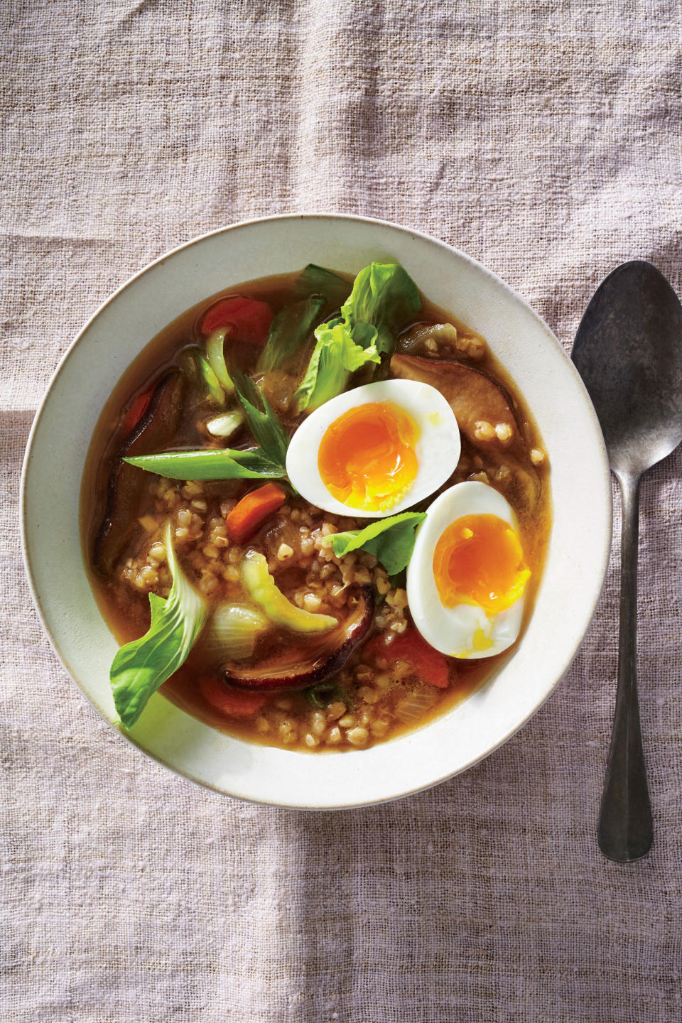 Umami Broth with Buckwheat and Vegetables