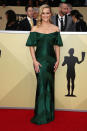 <p>The <em>Big Little Lie</em><em>s</em> actress looked amazing, as per usual, in a green off-the-shoulder dress. (Photo: Getty Images) </p>