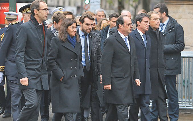 The memorial one year on, led by François Hollande - WENN.com