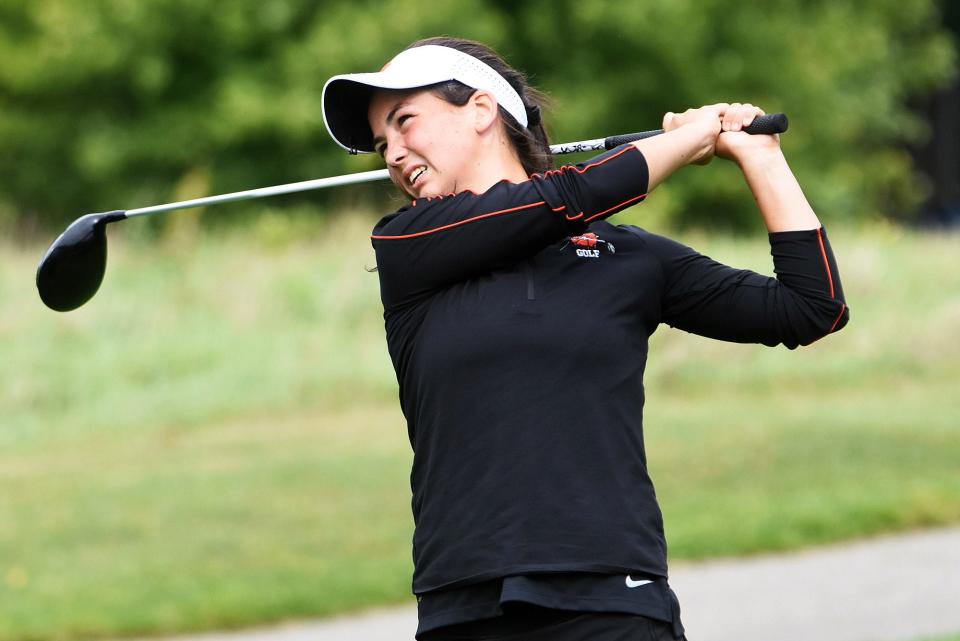 Brighton senior Maddy Martens tied for fifth in the season-opening Lober Classic.
